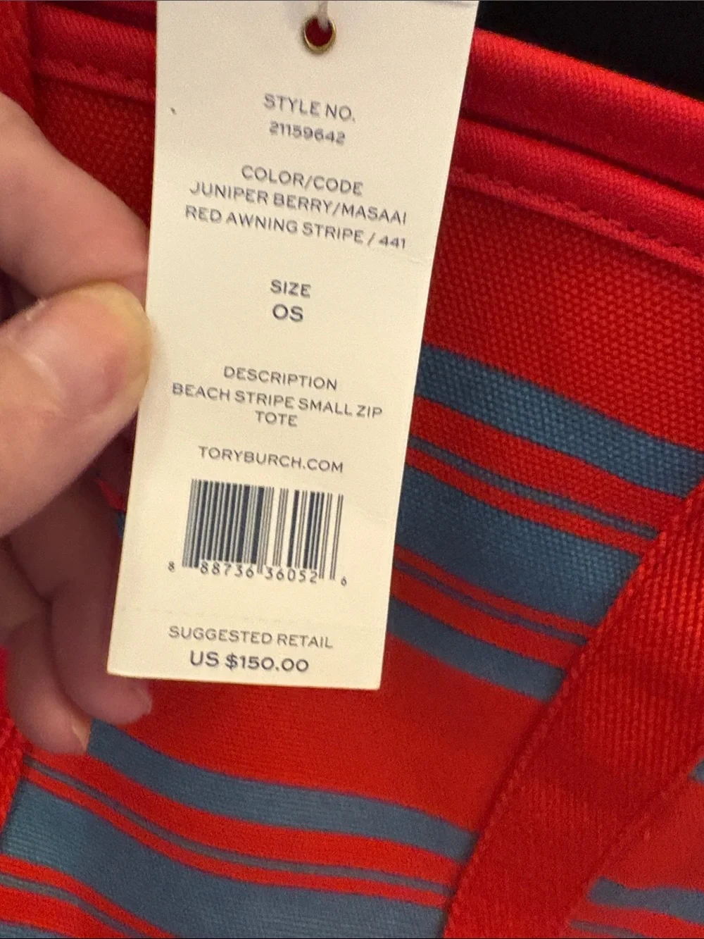 Tory Burch bold striped
